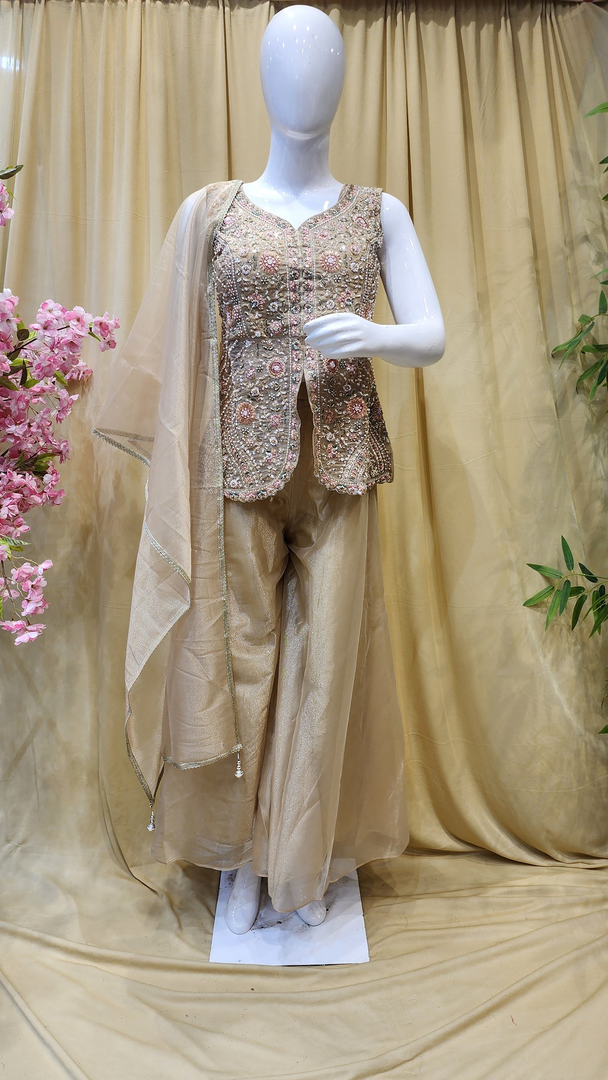 Fancy Sharara Dress [XL,L]