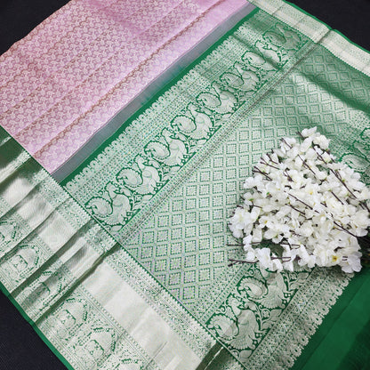 Pure Resham Bridal Kanchi Pattu Handloom Saree