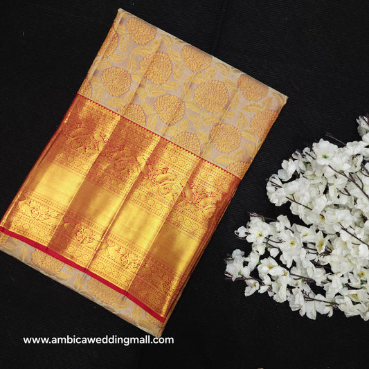 Pure Resham Bridal Kanchi Pattu Handloom Saree