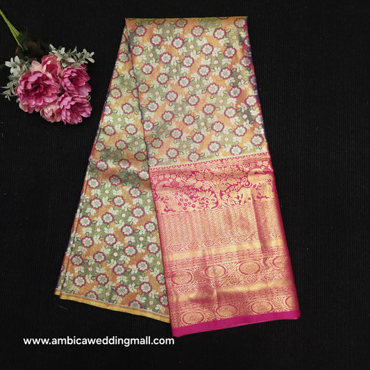 Kanchi Pattu Mix Lehengas [Free Size]