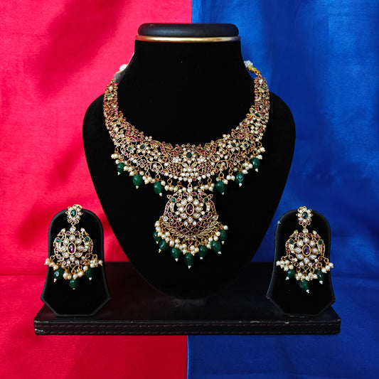 Beautiful Nakshi Short Necklace