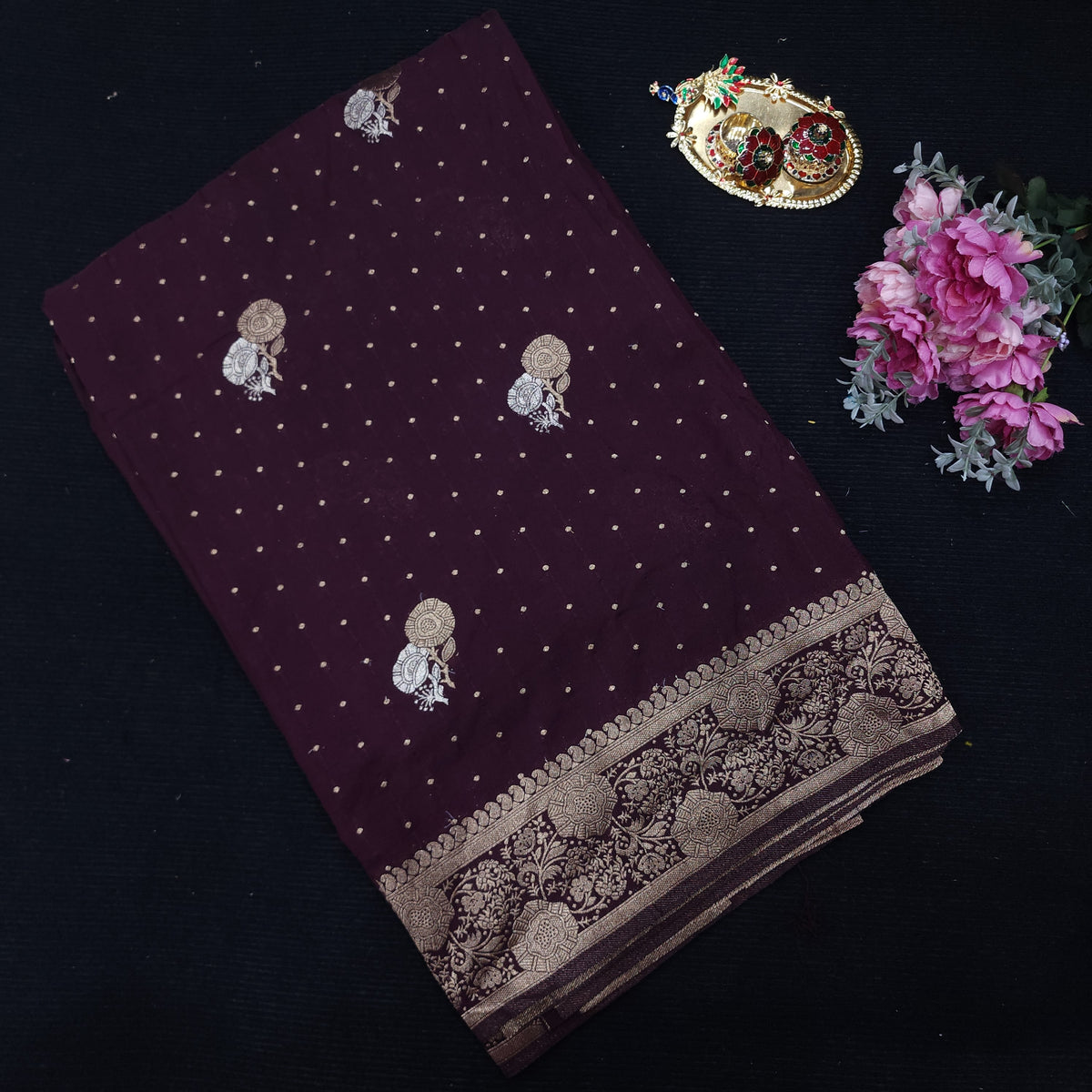 Banaras Georgette saree