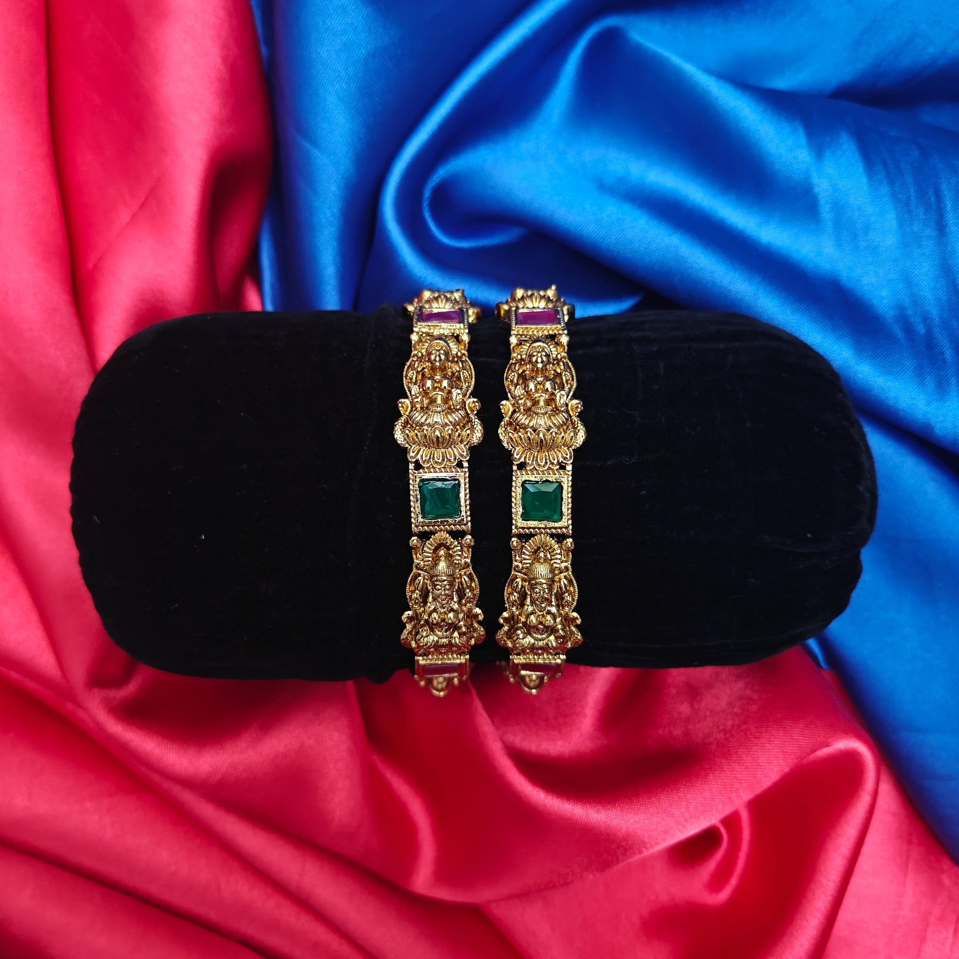 Beautiful Nakshi Bangle With Laxmi Idol - Ambica Wedding Mall