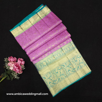 Handloom Pure Resham German Kanchi Pattu Saree