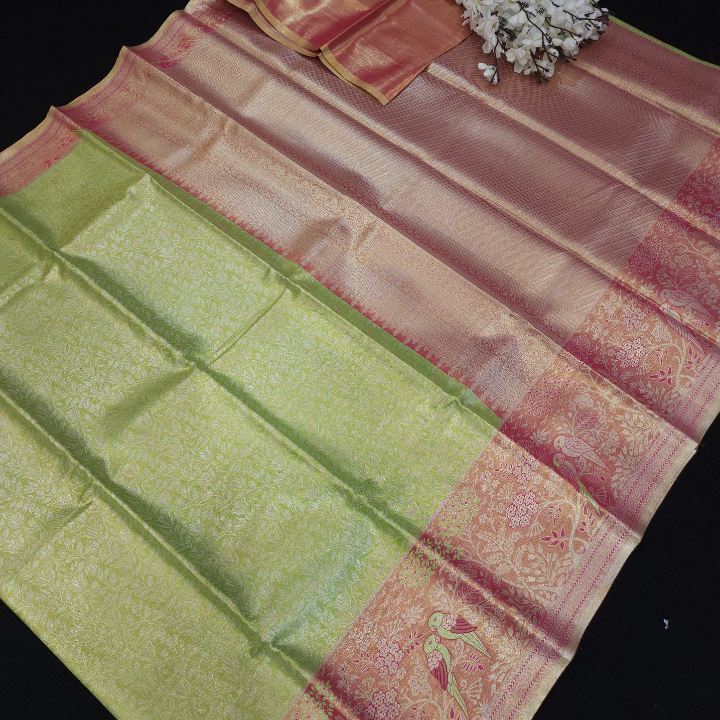 Skirt Border Kanchi Pattu Saree