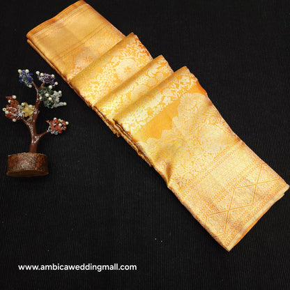 Pure tissue Bridal Kanchi Pattu Handloom Saree