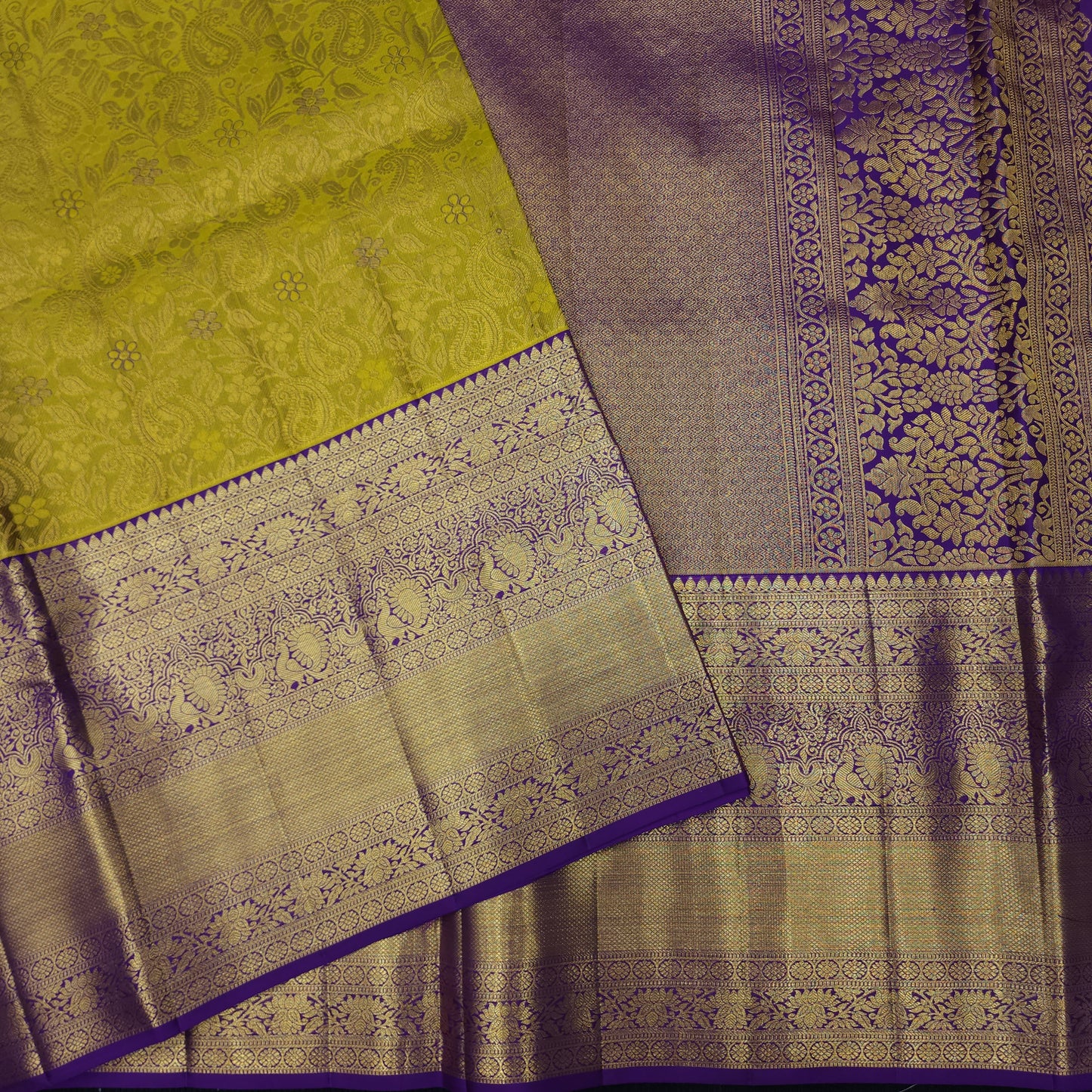 Pure Resham Bridal Kanchi Pattu Handloom Saree