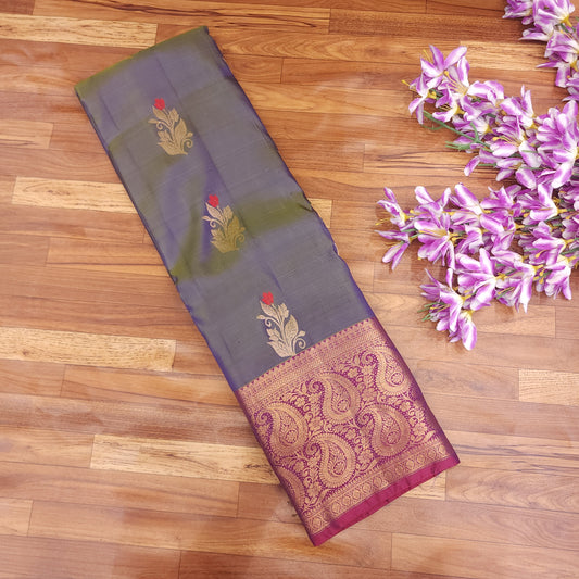 Semi Resham Kanchi Pattu Saree