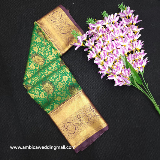 2 Gram gold zari semi kanchi pattu sarees ✨️