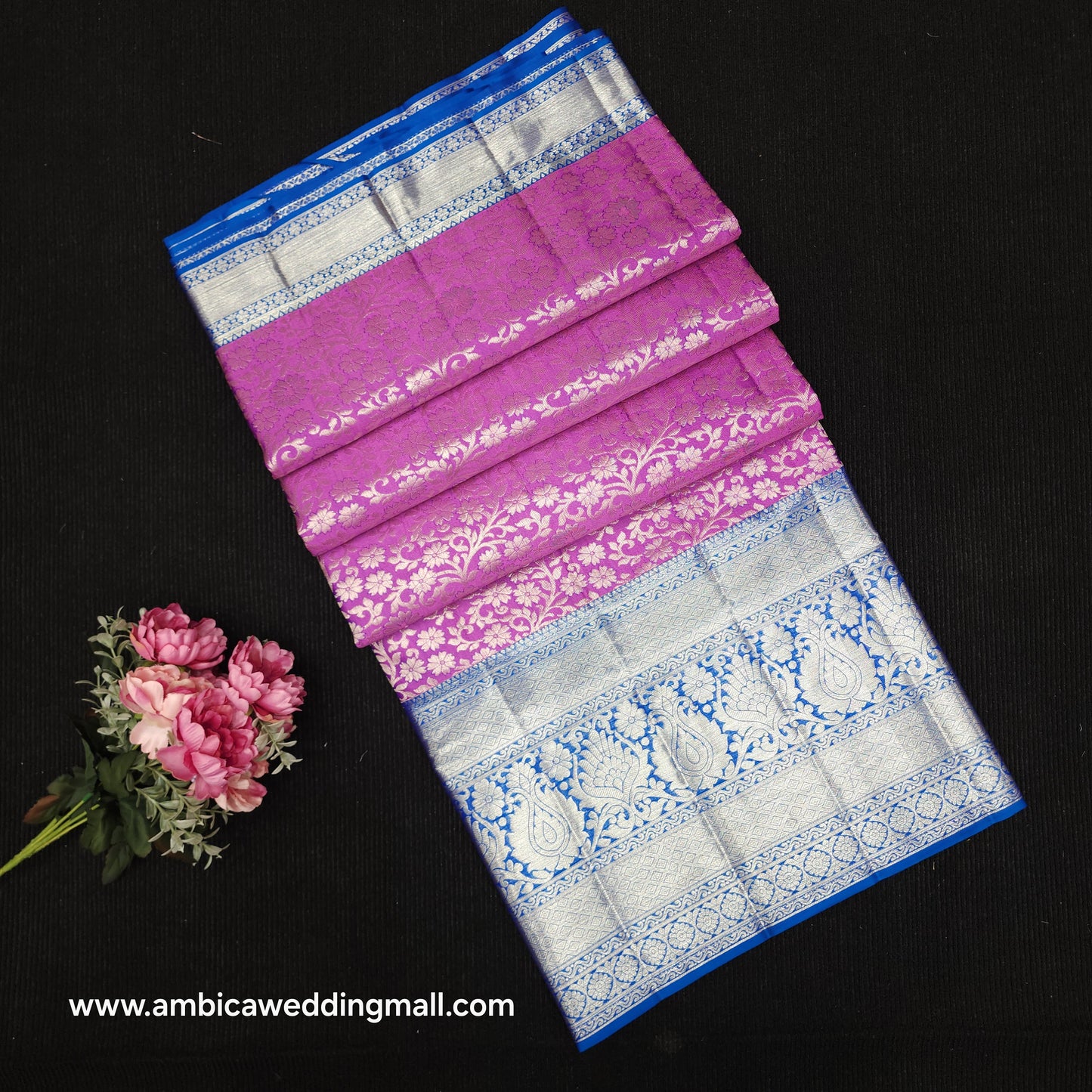 Handloom Pure Resham German Kanchi Pattu Saree