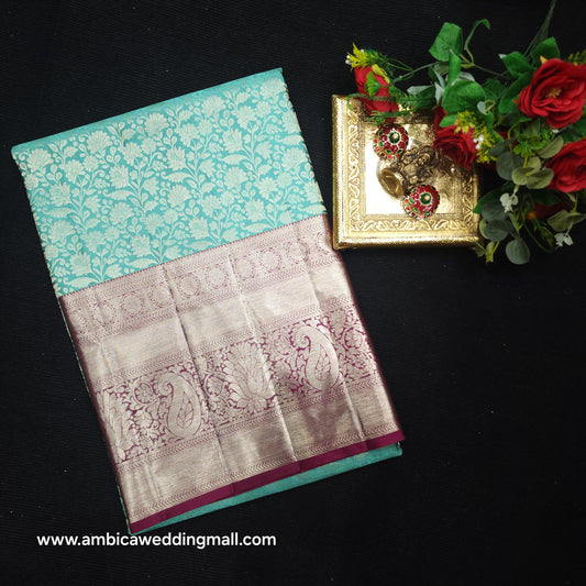 Pure Resham Bridal Kanchi Pattu Handloom Saree