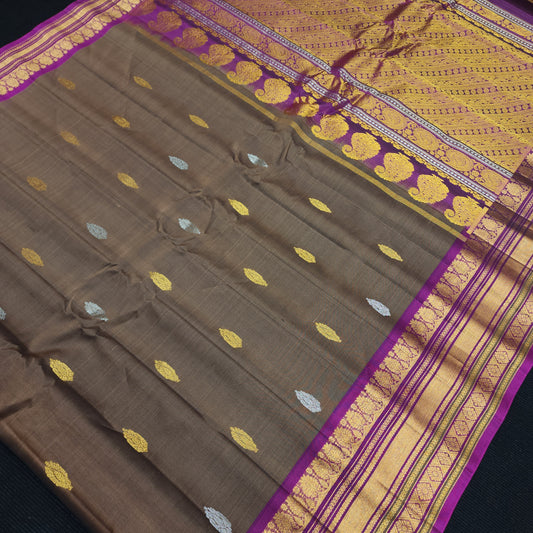 Gadwal Sico Pattu Handloom Sarees