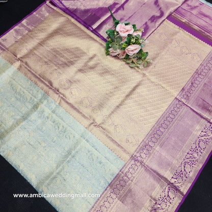 Pure Tissue Powerloom Bridal Kanchi Pattu Saree😍✨️