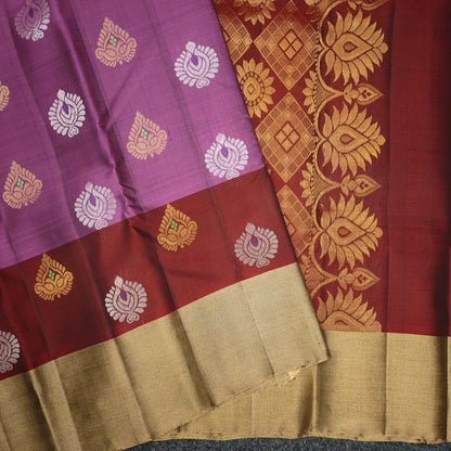 ✨Kanchi Pattu Bentex Border Butta Saree