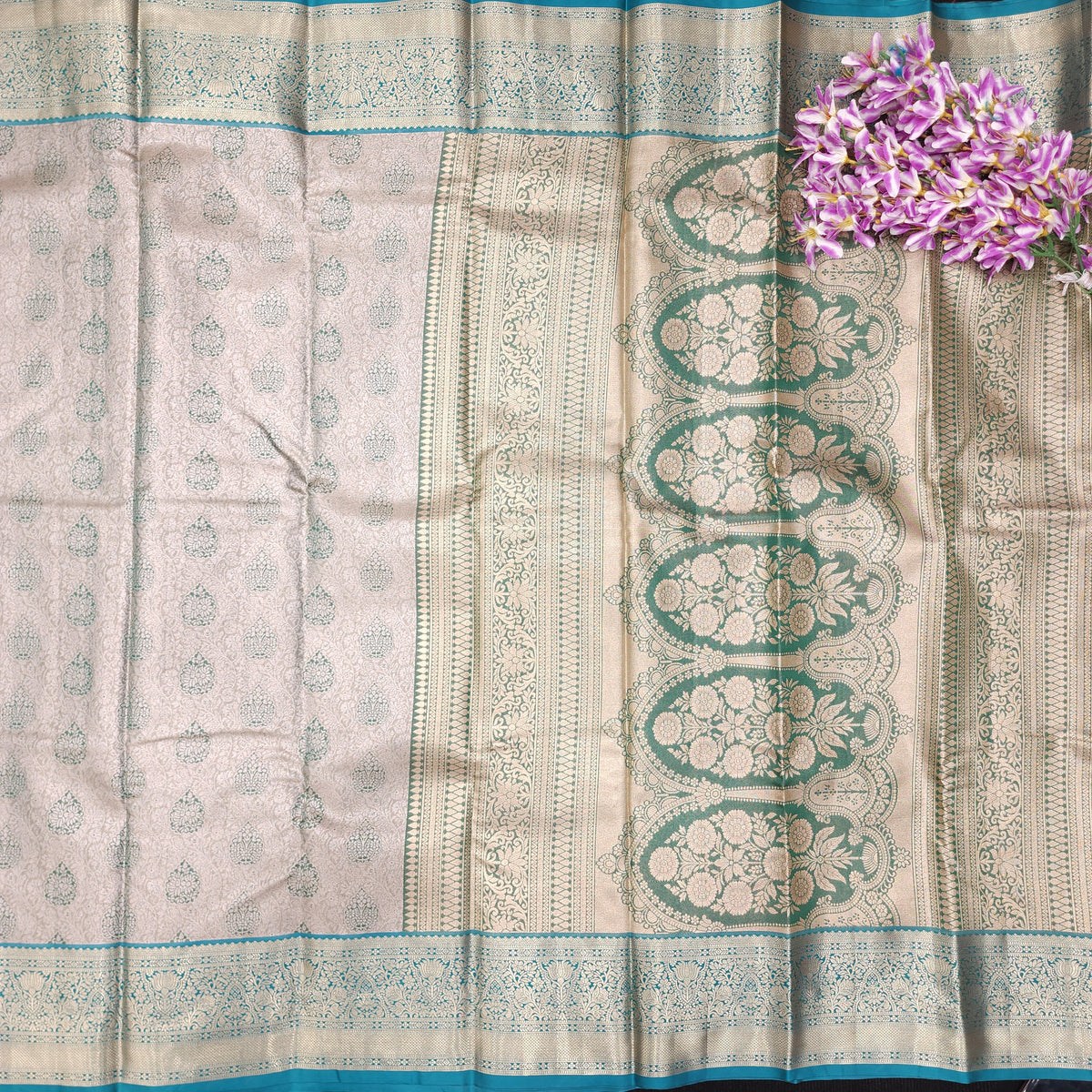 1 Gram Gold zari Tissue pattu saree✨️