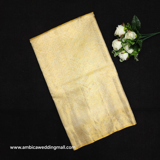 Pure 2G Jariwarp Brocade Handloom Tissue Sarees