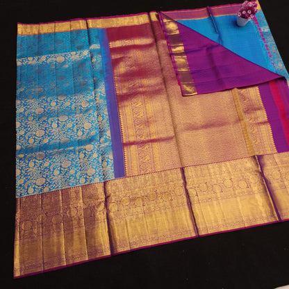 Pure Handloom Resham Kanchi Pattu Sarees 😍✨️