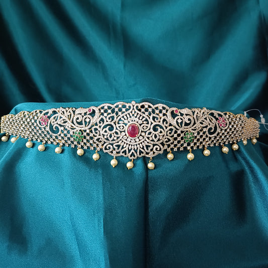 Floral Designed GJ Vaddanam - Ambica Wedding Mall