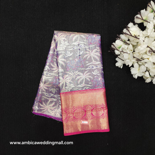 Kanchi Pattu Mix Lehengas [2 to 5 Years]