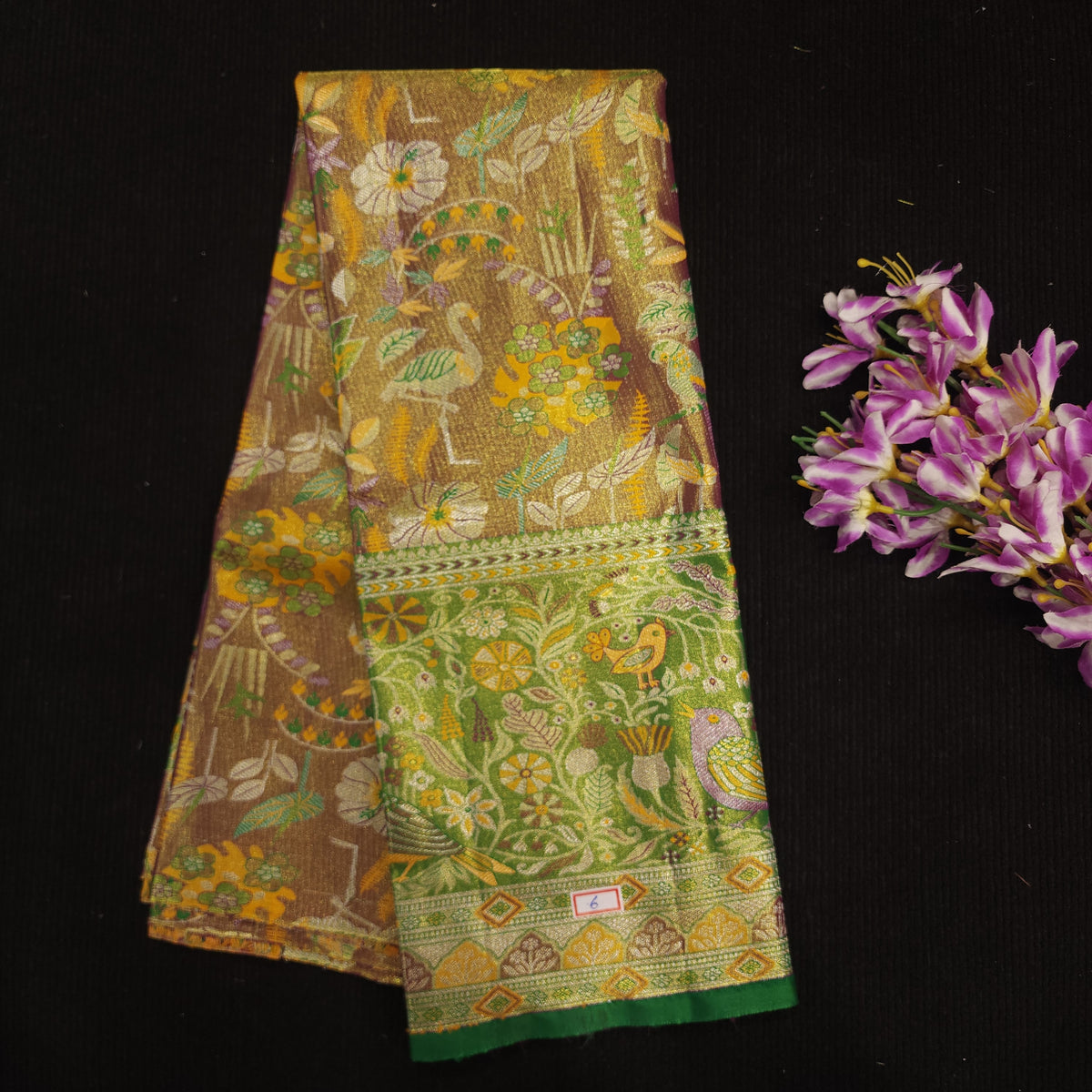 Kanchi Pattu Mix Lehengas [5 To 8 Years ]