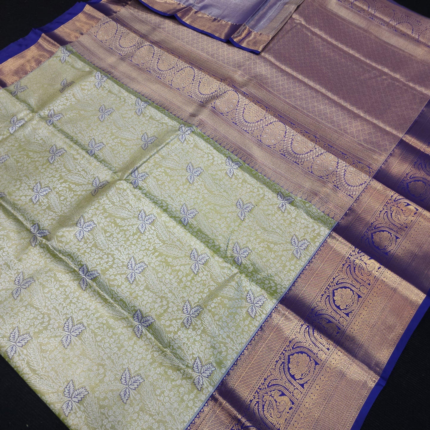 Semi Kanchi Pattu Tissue Sarees