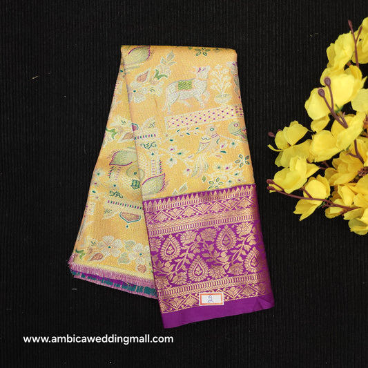 Kanchi Pattu Mix Lehengas [0 to 1.5 Years]