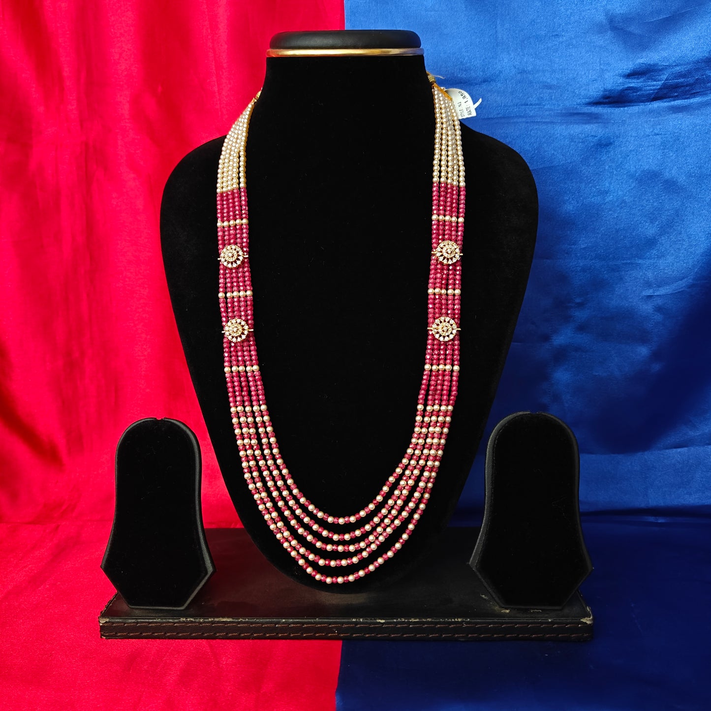 Beautiful Ruby coloured Honex Necklace