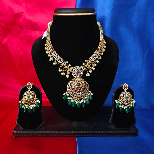 Beautiful Jadau Kundan Kante Necklace