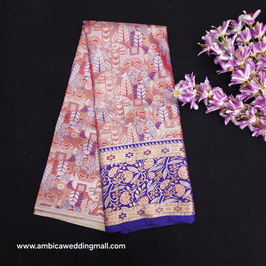 Kanchi Pattu Mix Lehengas [Free Size]