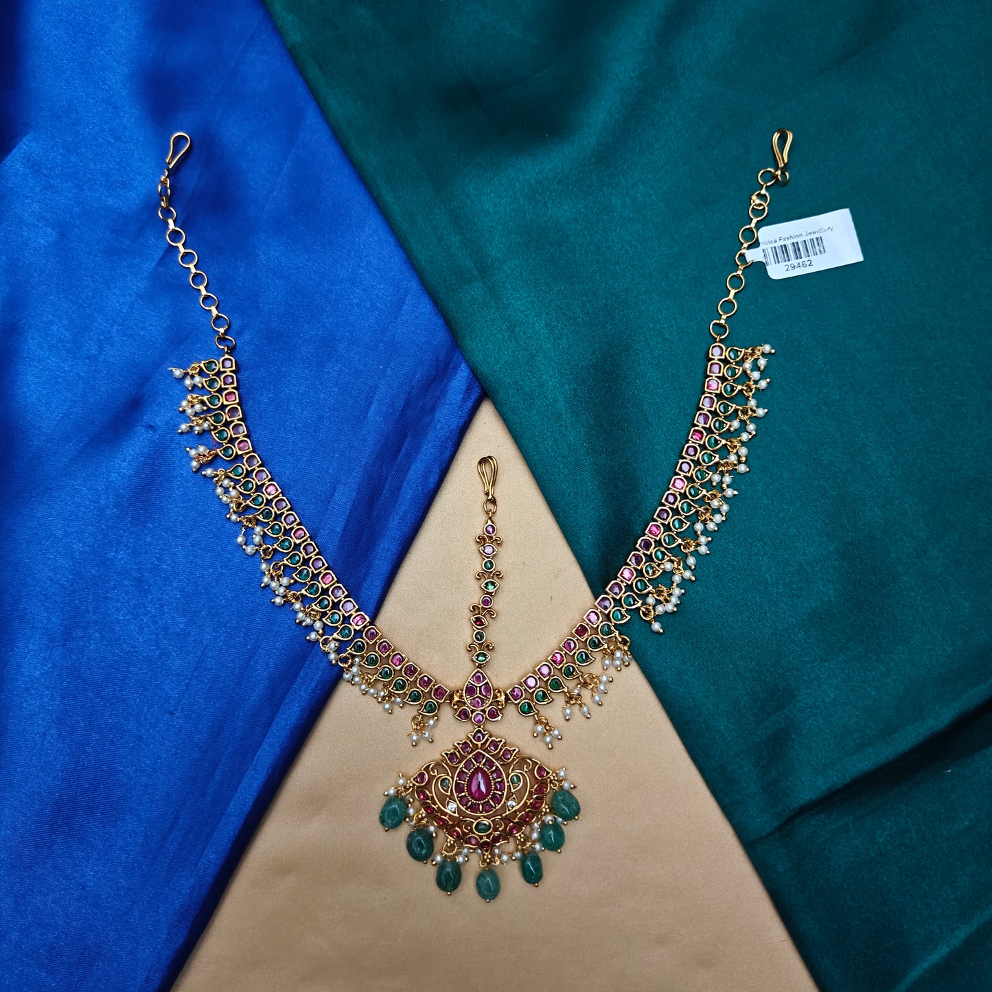 Beautiful Jadau Kundan Bridal Headset