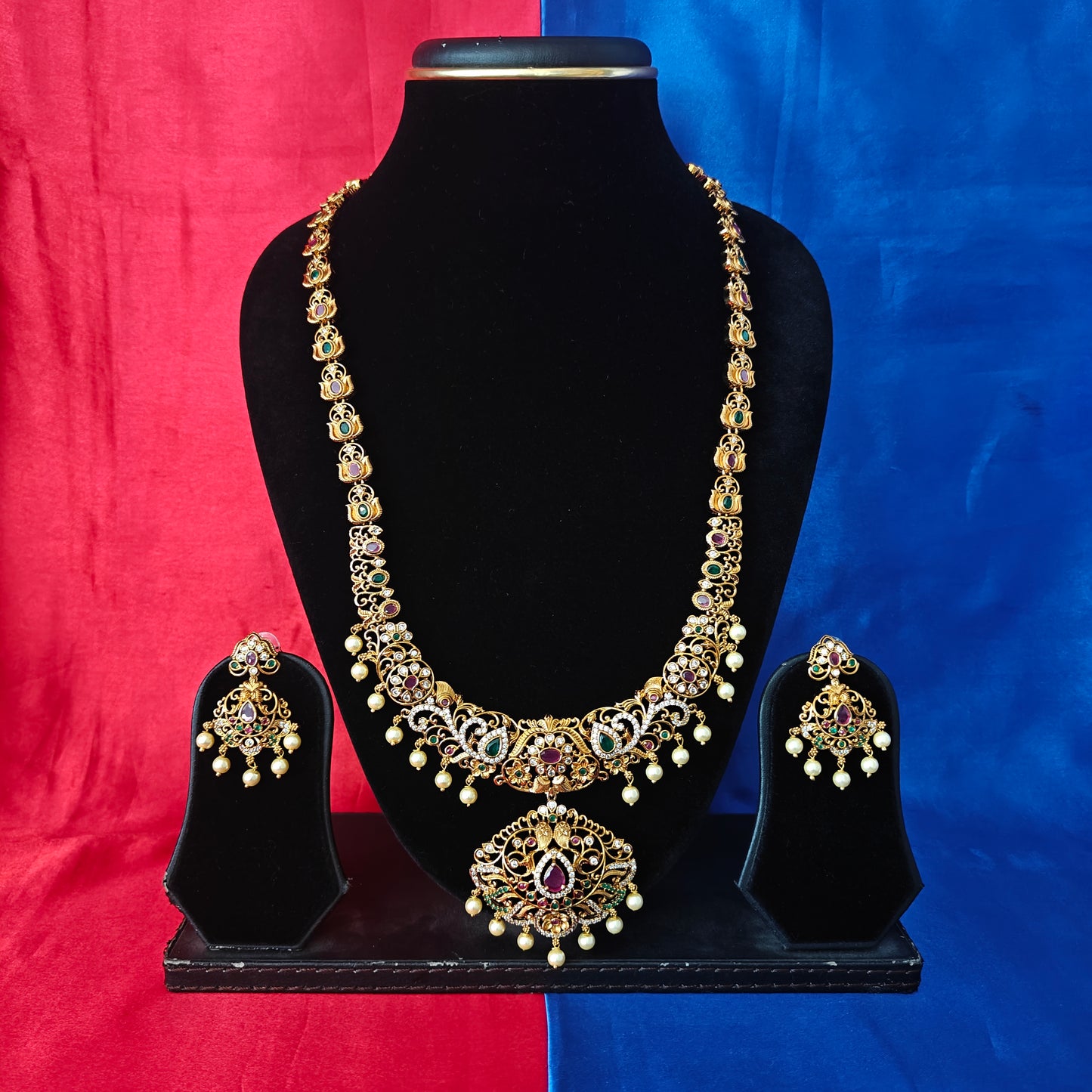 Beautiful Nakshi Long Necklace