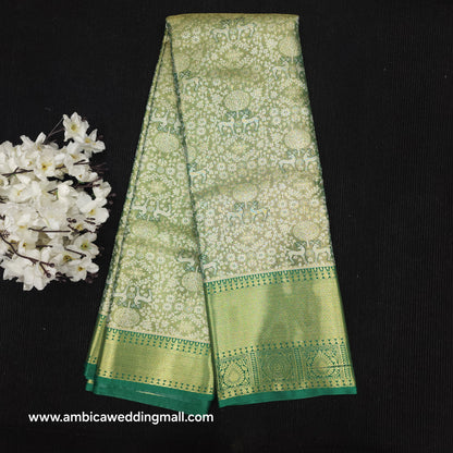 ✨️Kanchi pattu semi one gram gold saree✨️