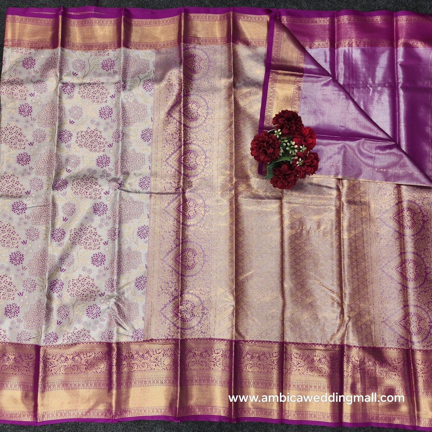 Kanchi Pattu 2gram gold mix pattu saree