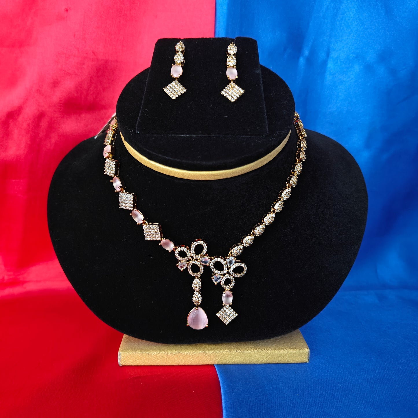Beautiful Mini Haaram In Baby Pink