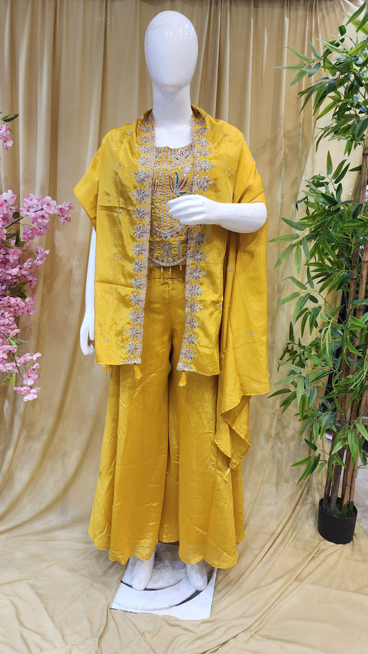 Fancy Sharara Dress [L Size]