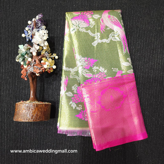 Kanchi Pattu Mix Lehengas [0 to 1.5 Years]