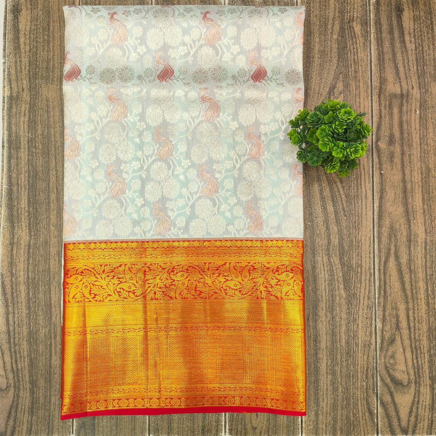 Pure Resham Bridal Kanchi Pattu Handloom Saree