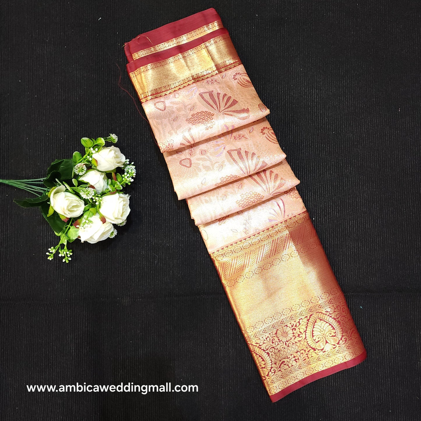 Semi Kanchi Pattu Tissue Saree