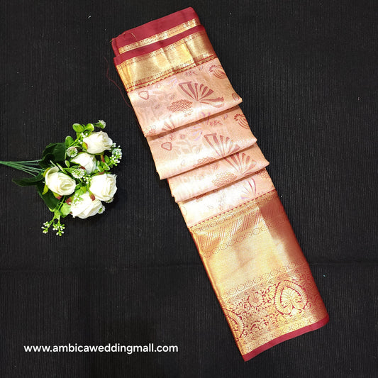 Semi Kanchi Pattu Tissue Saree