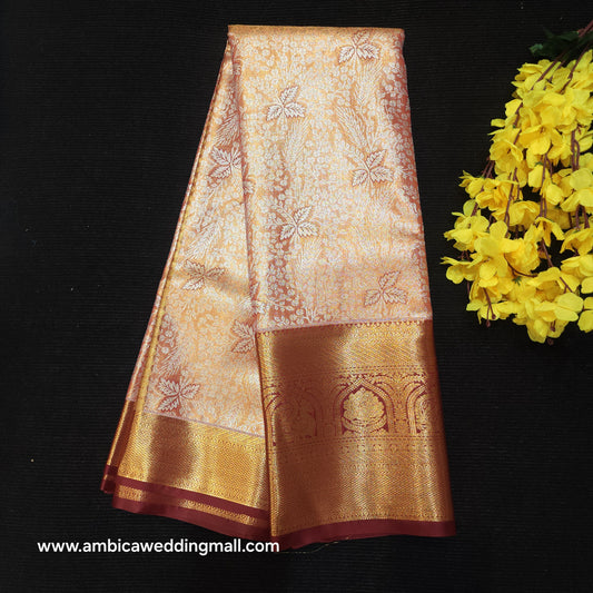 Semi Kanchi Pattu Tissue Sarees