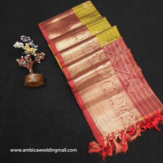 Kanchi Pattu Handloom Butta sarees ✨️