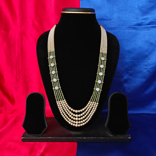 Beautiful Mehandi Green Coloured Honex Necklace