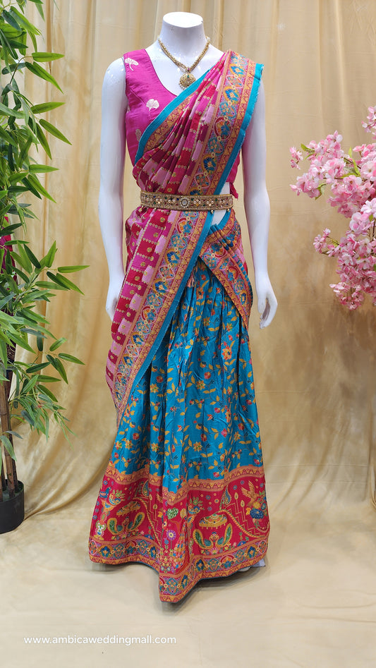 Free Size, Half Saree Collection ✨