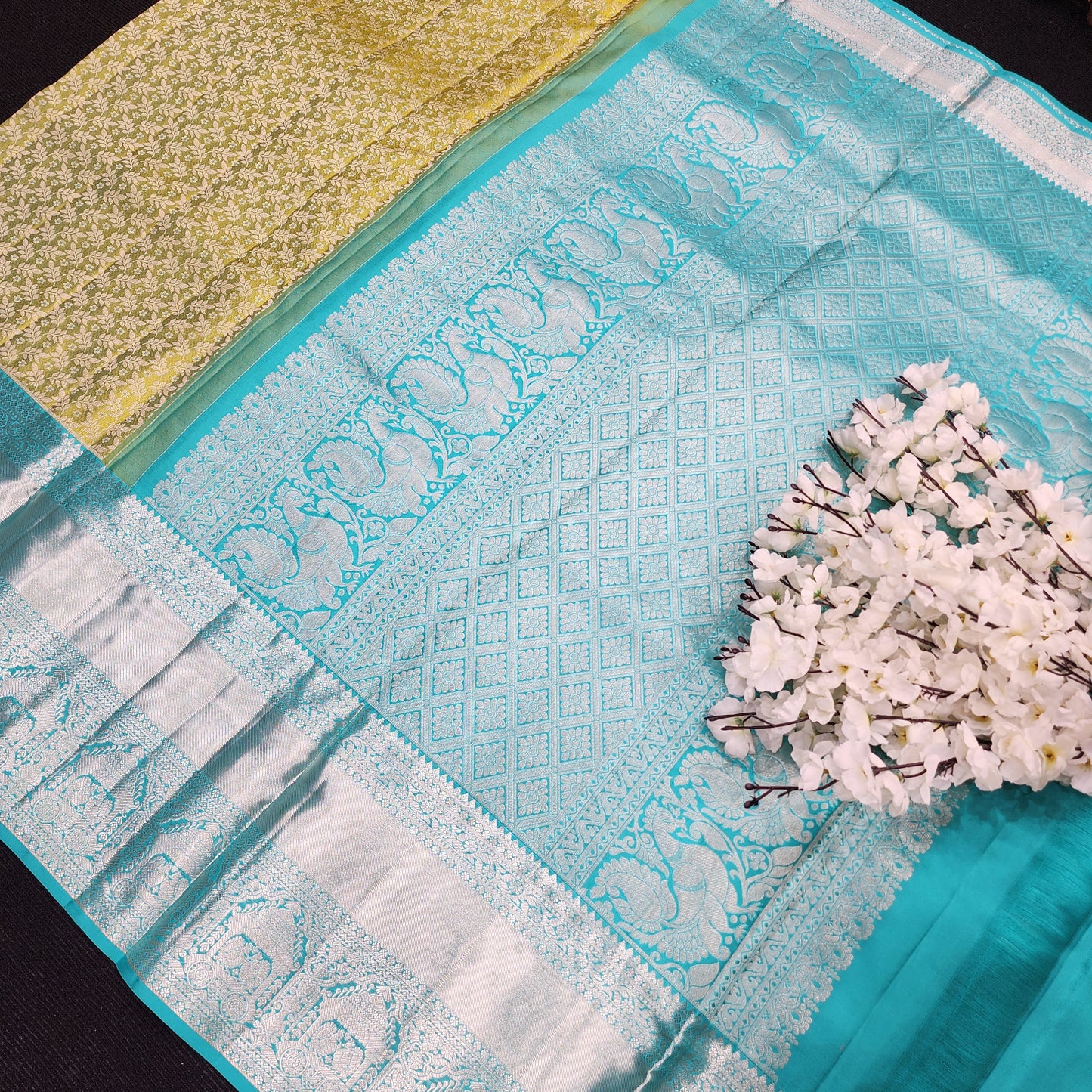 Pure Resham Bridal Kanchi Pattu Handloom Saree
