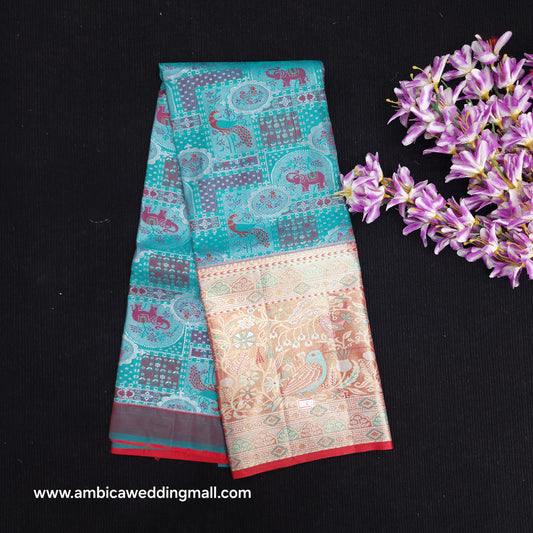Kanchi Pattu Mix Lehengas [Free Size]