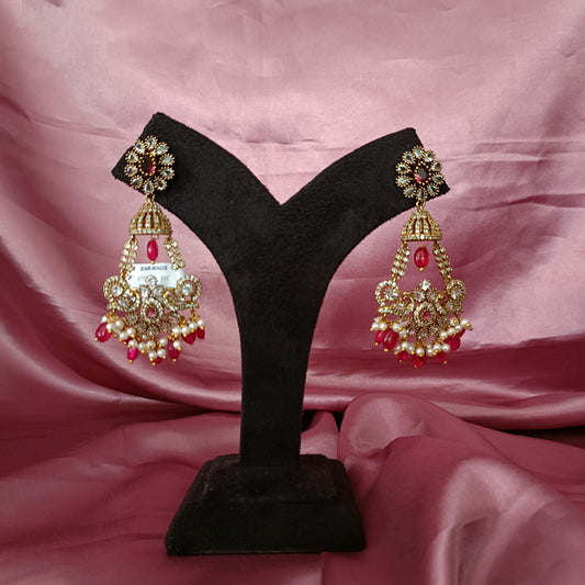 Beautiful Victorian Chandbali Earrings