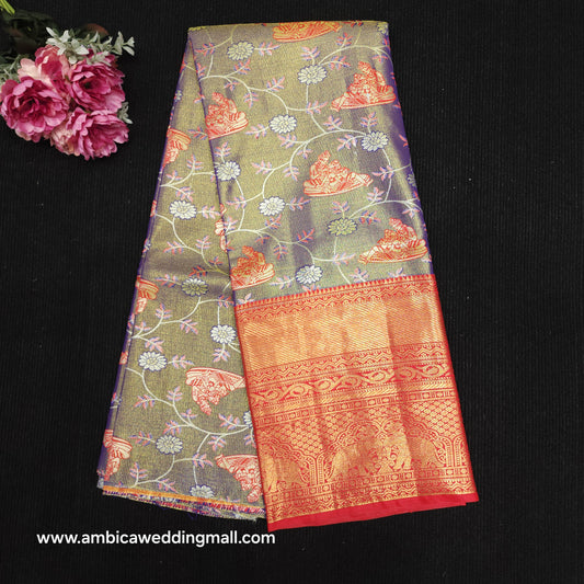 Kanchi Pattu Mix Lehengas [Free Size]