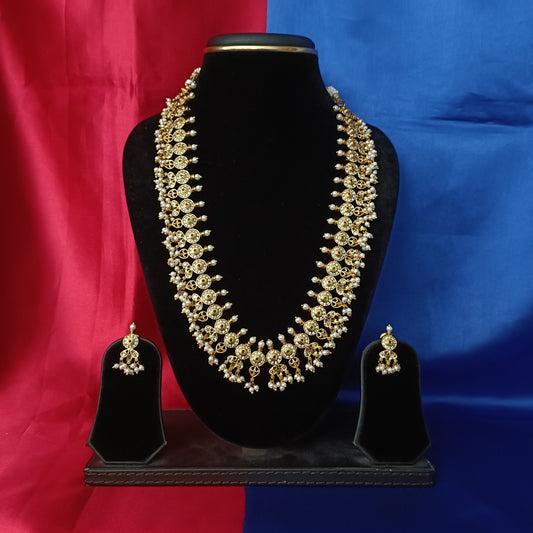 Beautiful Guttapusalu Long Necklace