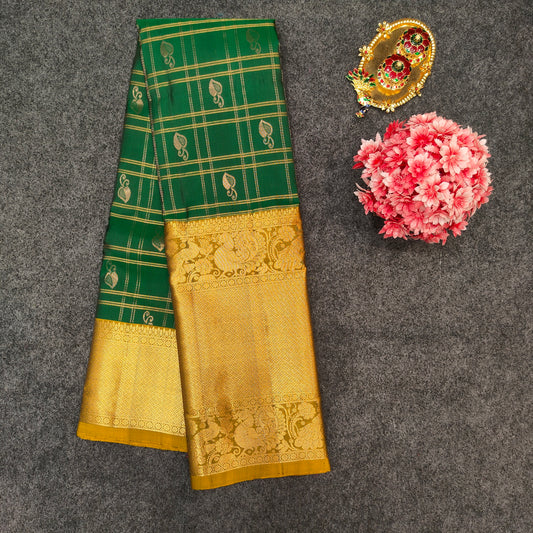 Kanchi Pattu Handloom Butta Sarees