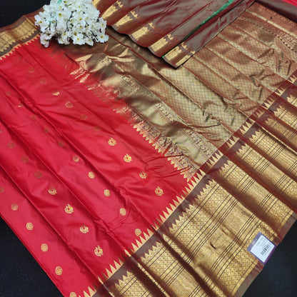✨️Gadwal Semi Pattu Sarees✨️